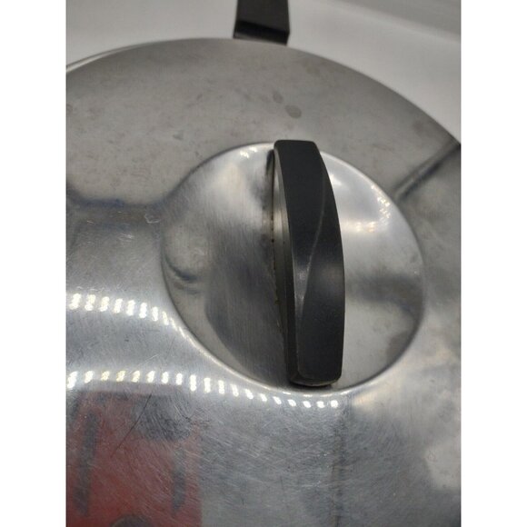 Vintage FLINT WARE-EKCO Stainless Steel 10" SKILLET Frying Pan with Lid USA - Picture 12 of 12